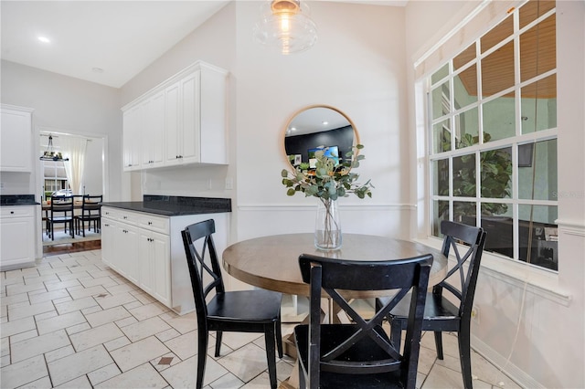 view of dining room