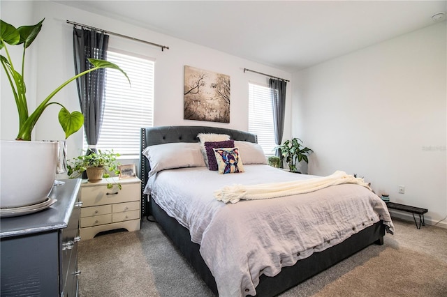 bedroom featuring carpet floors