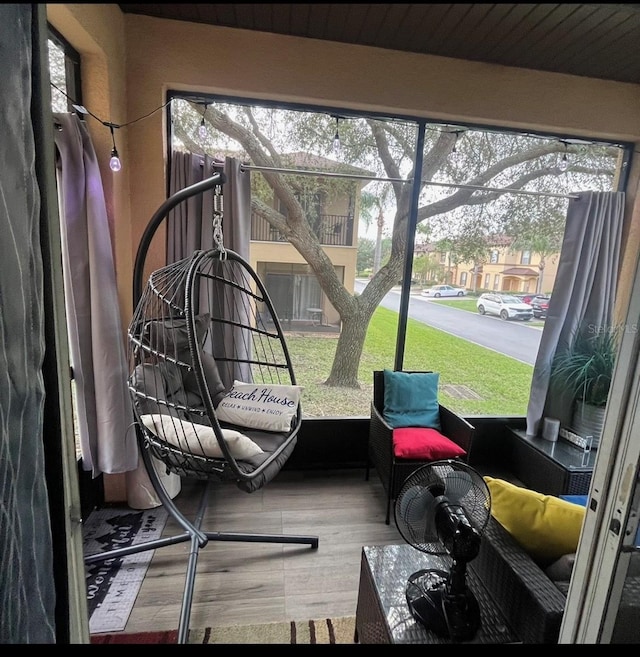 sunroom featuring plenty of natural light