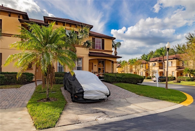 view of front of home