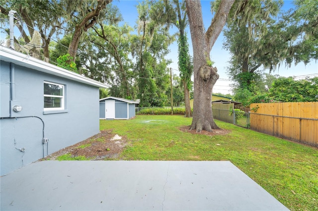 view of yard featuring a patio