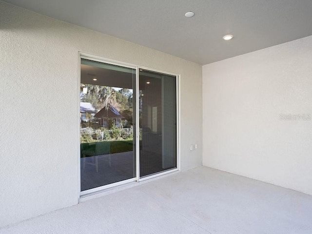 exterior space with a patio area