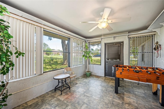 941 Devonshire Way, Lake Wales, FL 33853 - recreation room featuring ceiling fan