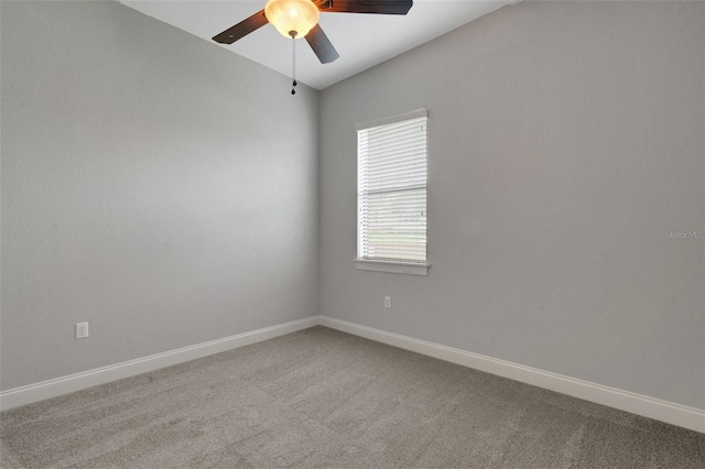 5074 Shore Side Dr, Lakeland, FL 33812 - carpeted empty room with ceiling fan and baseboards