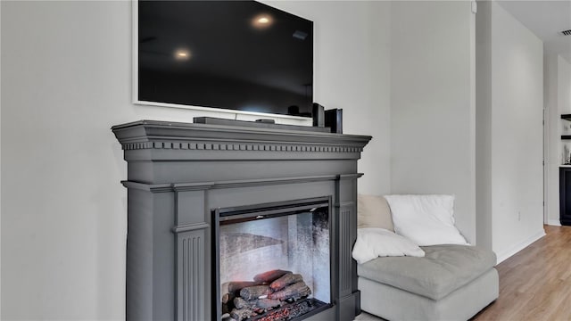 room details with hardwood / wood-style flooring