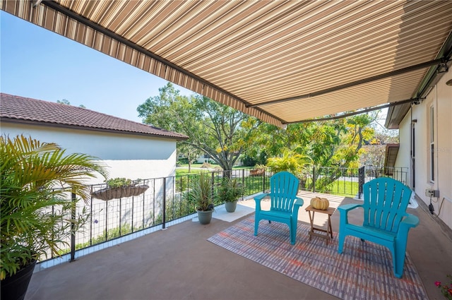 view of patio / terrace