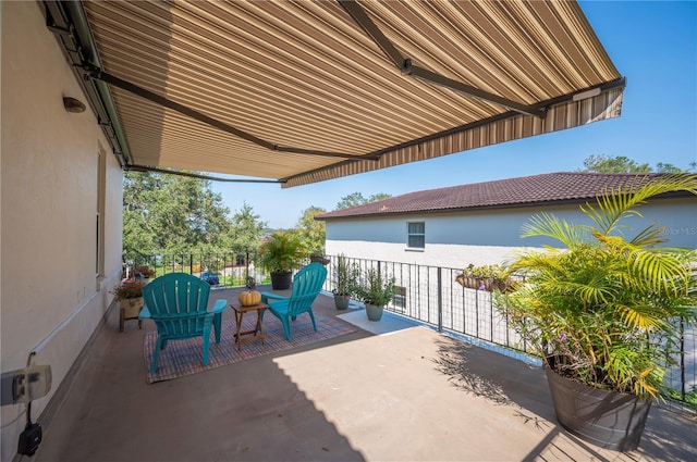 view of patio