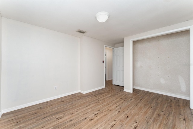 interior space featuring wood-type flooring