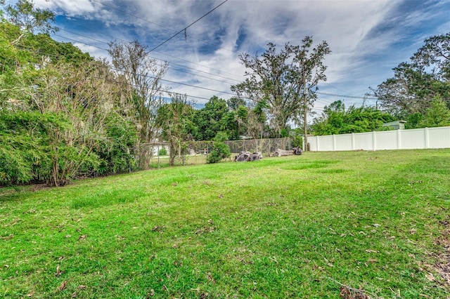 view of yard