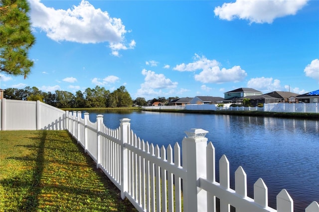 property view of water