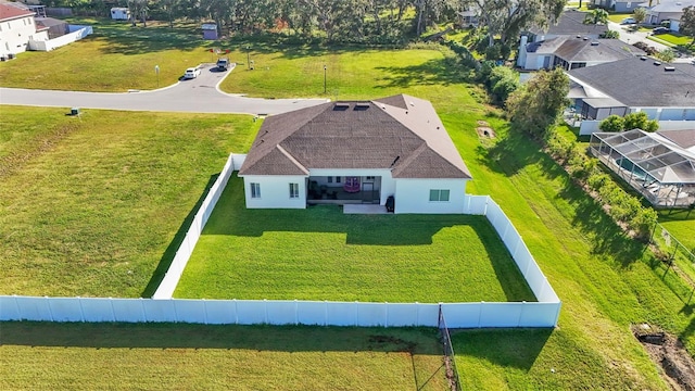 birds eye view of property featuring a residential view