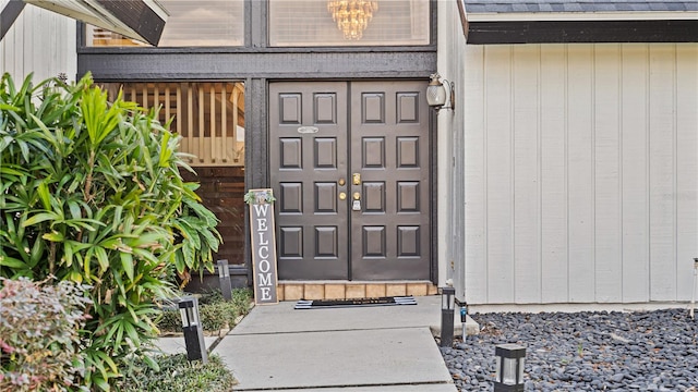 view of entrance to property