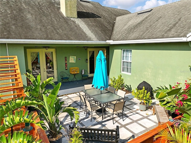 1935 Austin Ter, Winter Haven, FL 33884 - view of patio / terrace with outdoor dining area and french doors