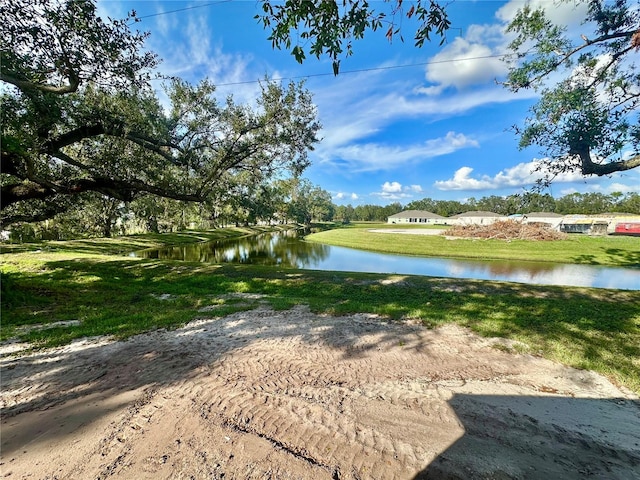 view of water feature