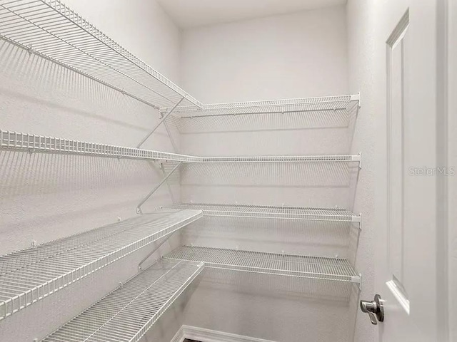 view of pantry