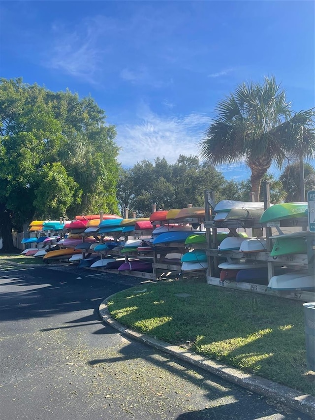 view of parking / parking lot