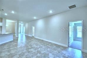 view of unfurnished living room