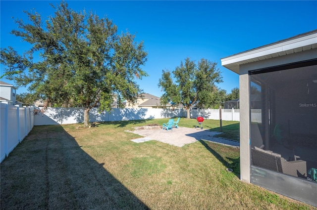 1849 Charleston Ln, Bartow, FL 33830 - view of yard featuring a patio area
