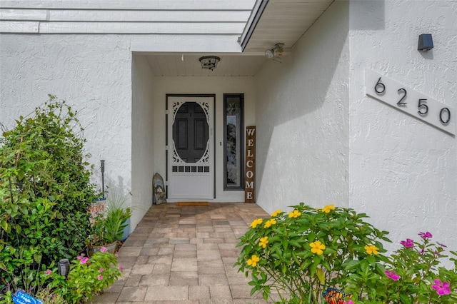 view of entrance to property