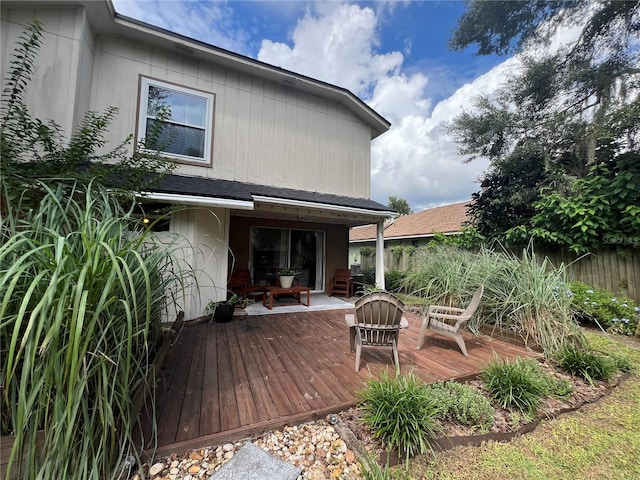 737 Butternut Pl, Lakeland, FL 33813 - back of house featuring a deck