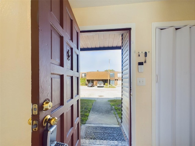 view of entrance foyer