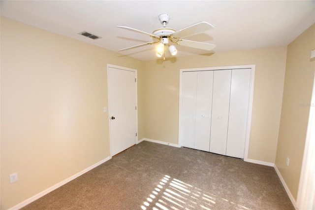 2556 Roslyn Ln, Lakeland, FL 33812 - unfurnished bedroom with baseboards, visible vents, and carpet flooring