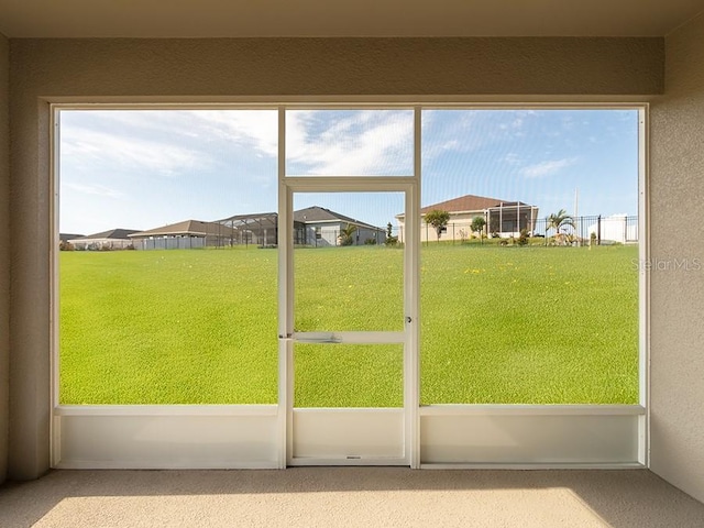 view of doorway to outside