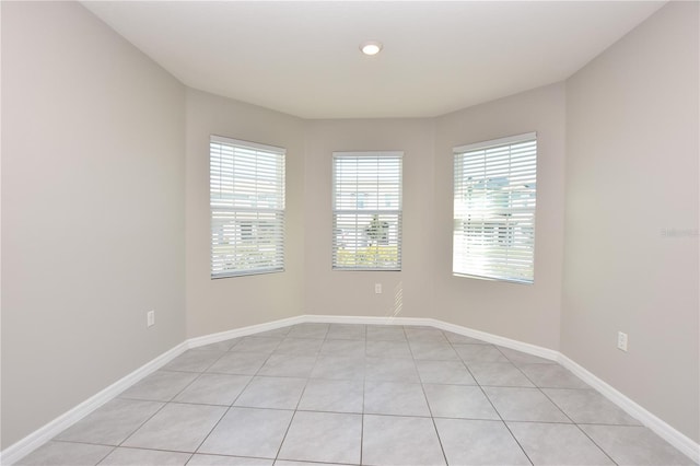 view of tiled empty room