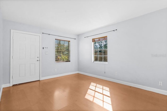 entryway featuring hardwood / wood-style floors