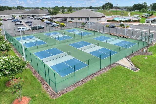 view of sport court