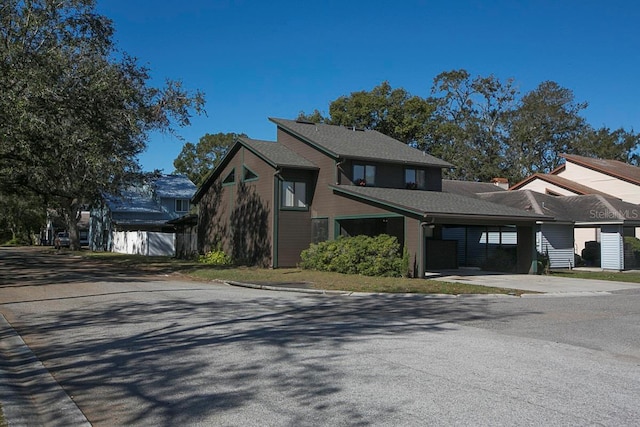 view of front of home