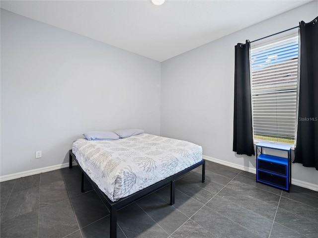 view of tiled bedroom