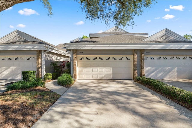 ranch-style house with a garage