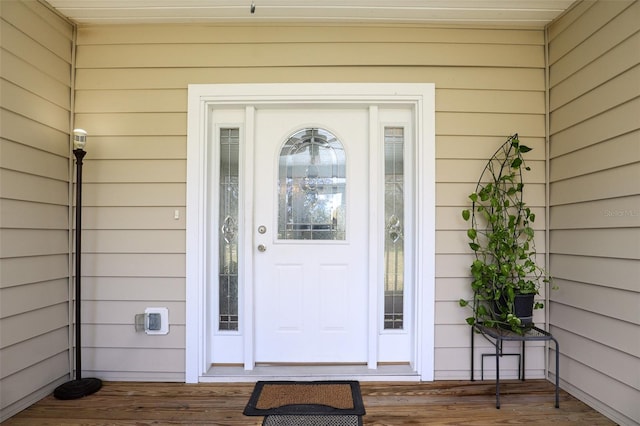 view of property entrance