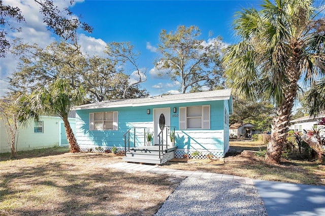 view of front of property