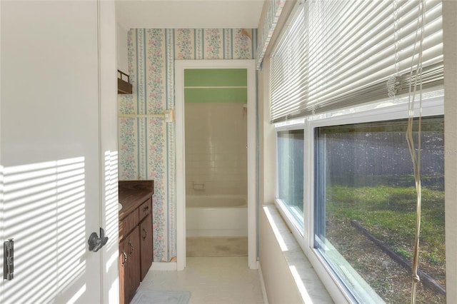 bathroom featuring tile patterned floors