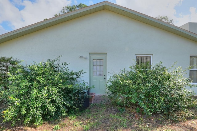 view of rear view of property