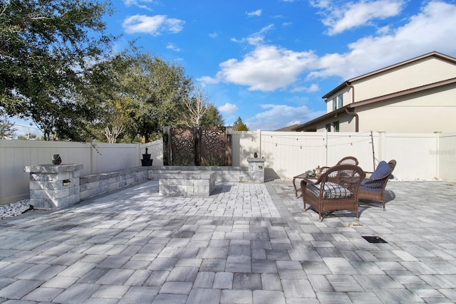 view of patio