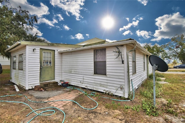 view of rear view of property