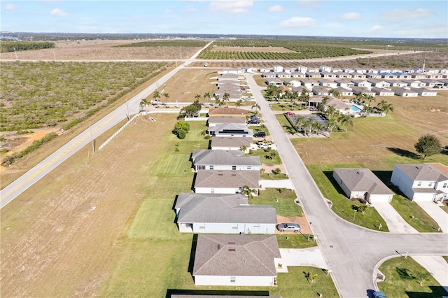 drone / aerial view featuring a residential view