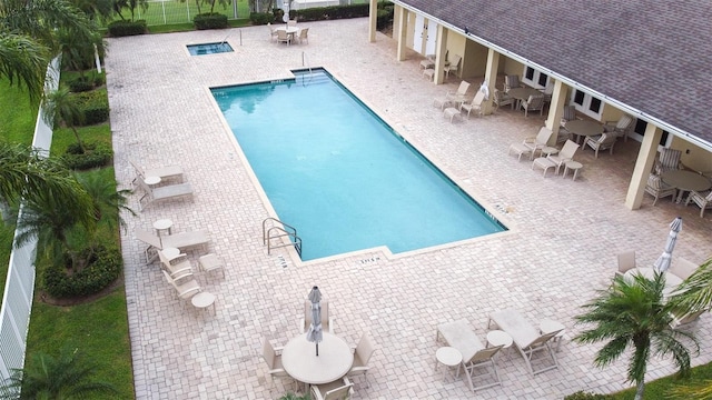 community pool featuring a patio