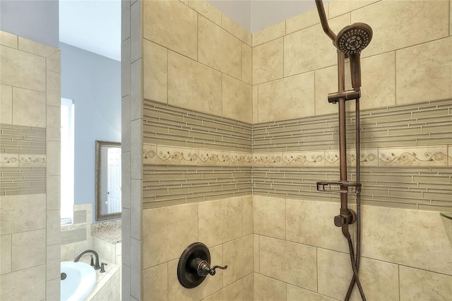 interior details with plus walk in shower