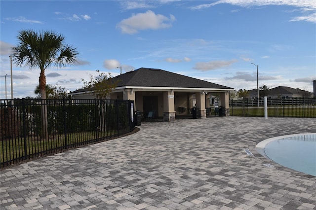 exterior space with a patio area