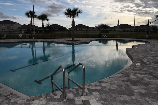 view of pool