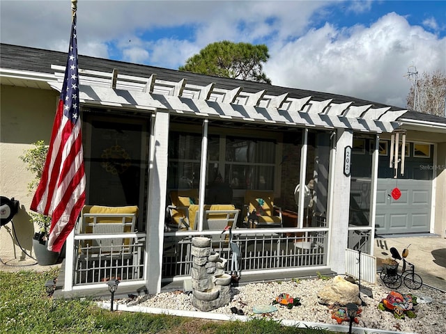 view of rear view of house