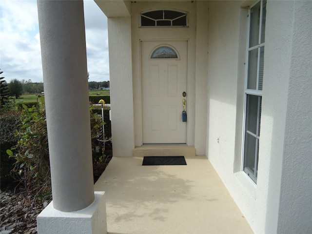 view of entrance to property