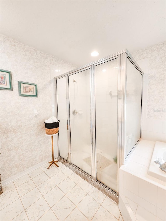 5805 Danterbury Ct, Lakeland, FL 33810 - bathroom with plus walk in shower