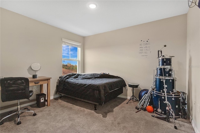 bedroom featuring carpet floors