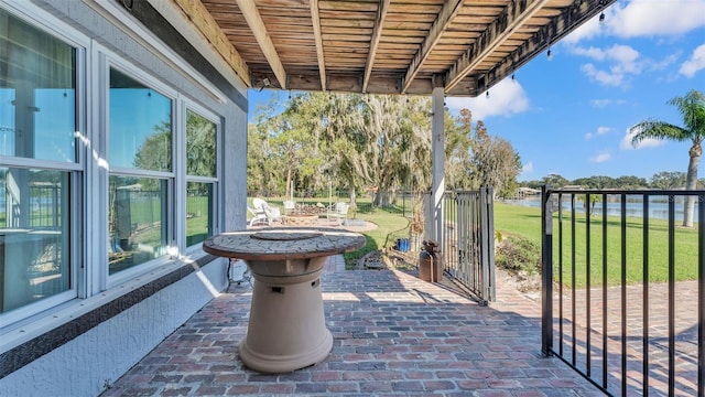 view of patio