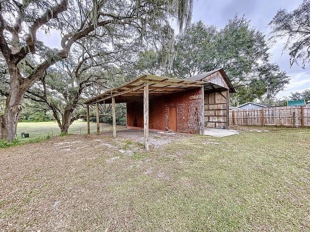 view of outbuilding